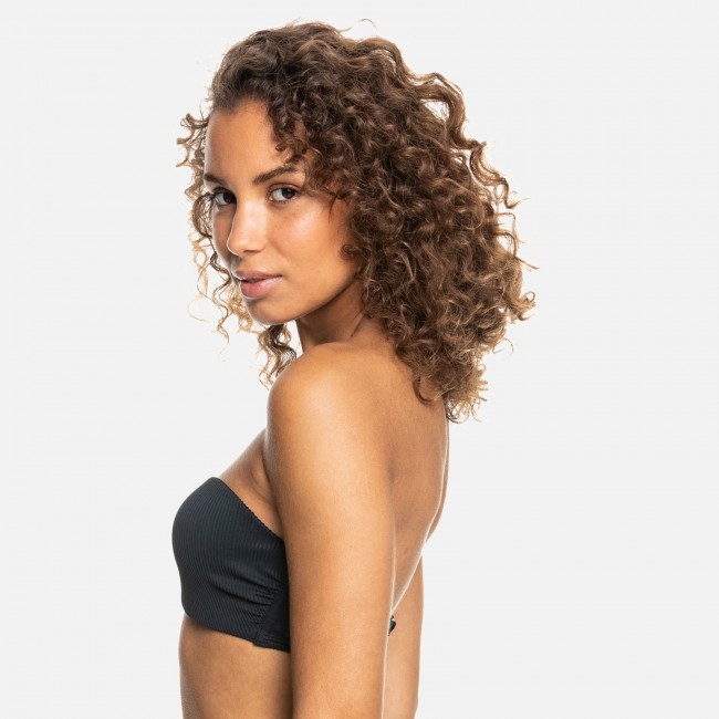 Roxy Women S Love The Beach Vibe Bandeau Bikini Top Trikood Ja