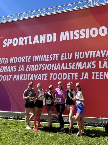Üks osa Sportland Teamist Maijooksul Foto: erakogu