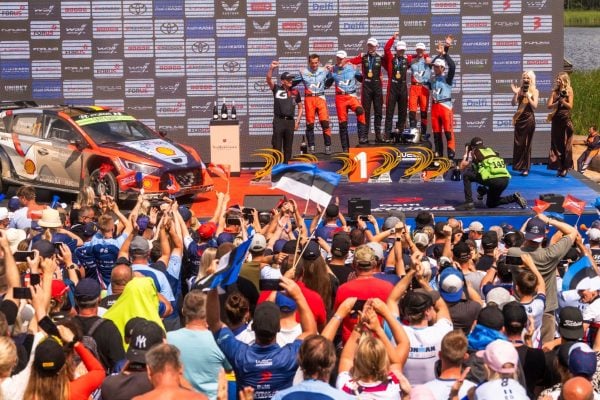 Delfi Rally Estonia poodium