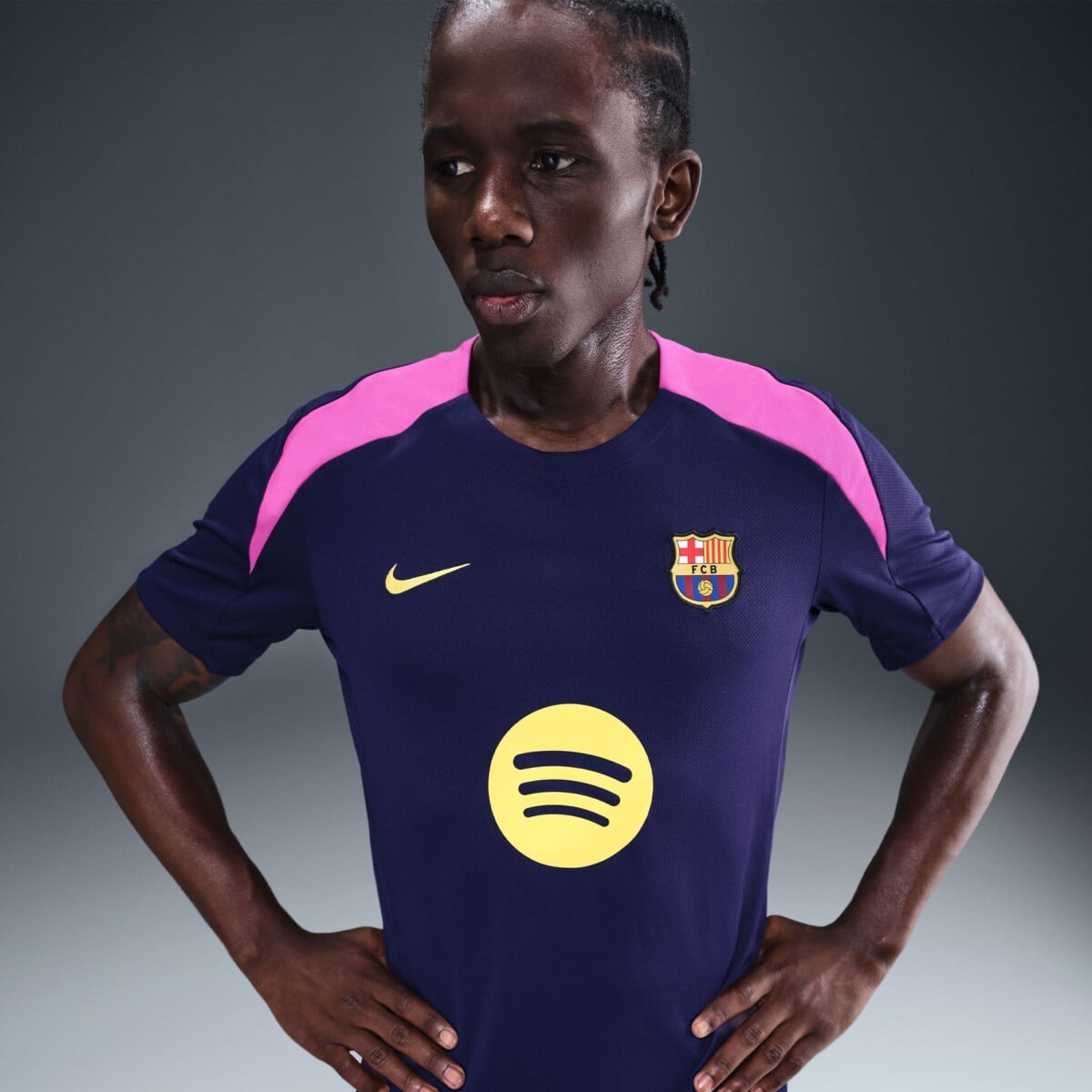 NIKE FC BARCELONA STRIKE DRI-FIT FOOTBALL SHORT-SLEEVE TOP