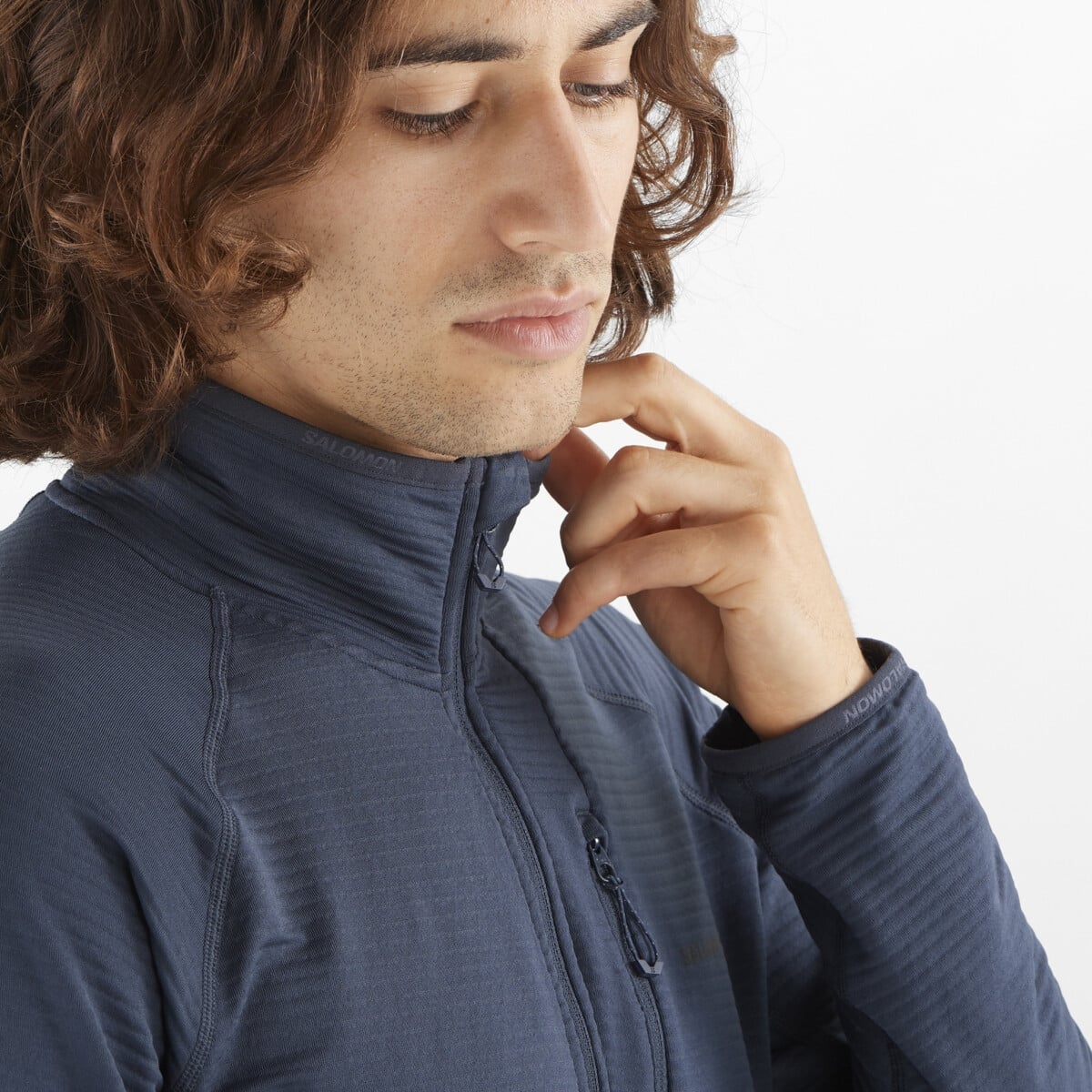 SALOMON ESSENTIAL LIGHTWARM FULL ZIP MIDLAYER JACKET | Fliisid