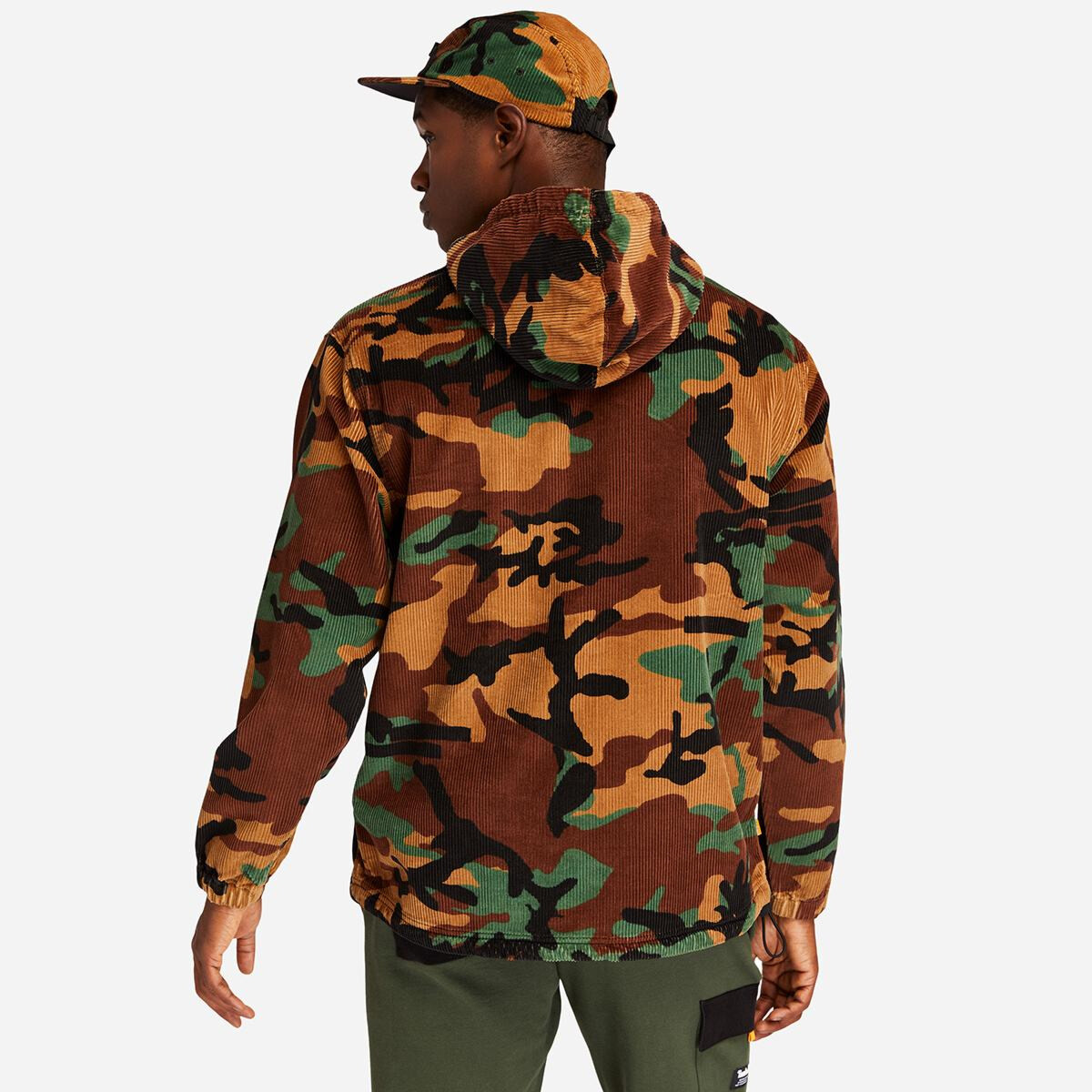 アウター Timberland YCC Hooded full zip jacket (MARTINI OLIVE/PEAT)