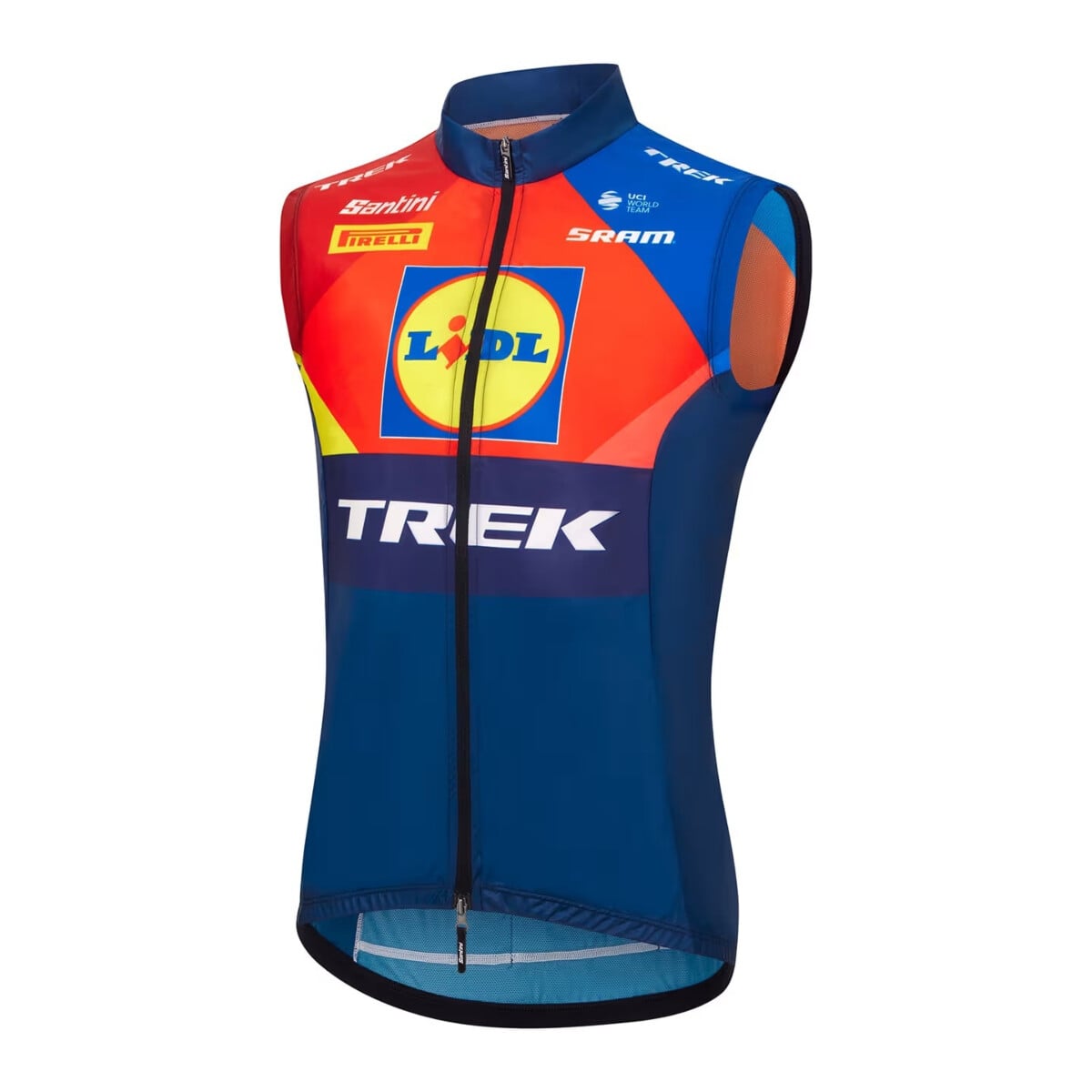 SANTINI LIDL-TREK REPLICA RACE WIND VEST | Joped ja parkad | Sportland