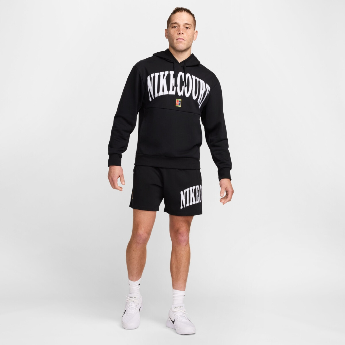 NIKE COURT HERITAGE MEN'S DRI-FIT FLEECE TENNIS HOODIE | Särgid ja