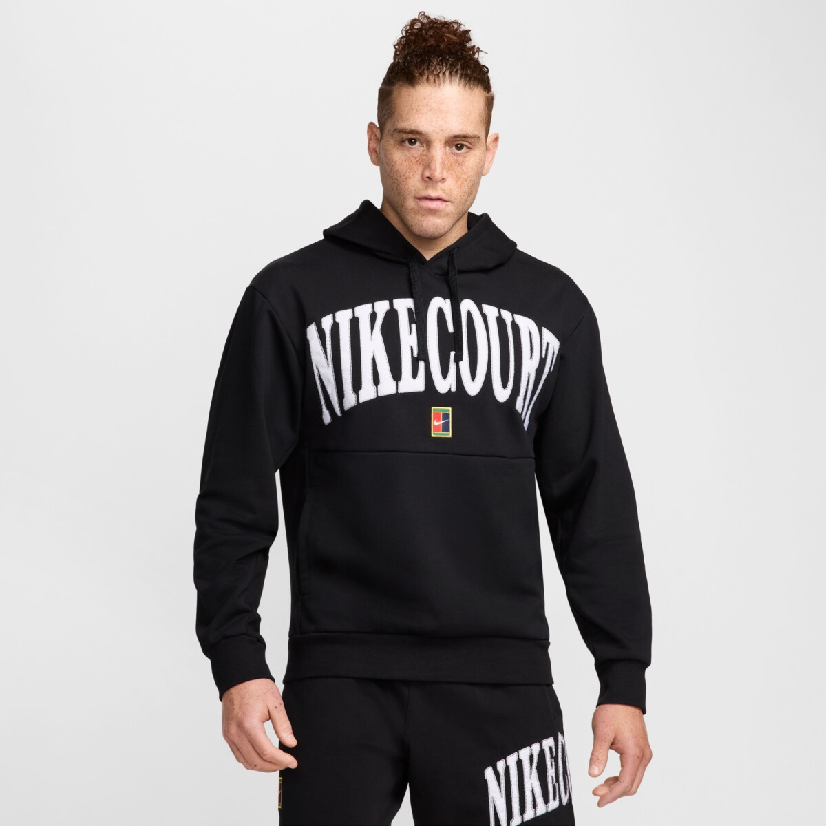 NIKE COURT HERITAGE MEN'S DRI-FIT FLEECE TENNIS HOODIE | Särgid ja