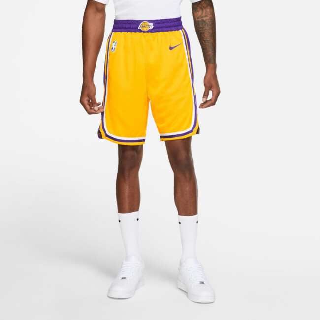 los angeles lakers icon edition swingman shorts