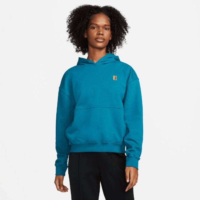 nikecourt women's fleece tennis hoodie