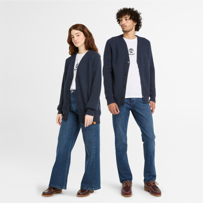 Timberland Black Organic Cotton Men Cardigan main image 0