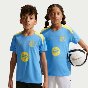 NIKE FC BARCELONA STRIKE FOURTH DRI-FIT FOOTBALL SHORT-SLEEVE TOP