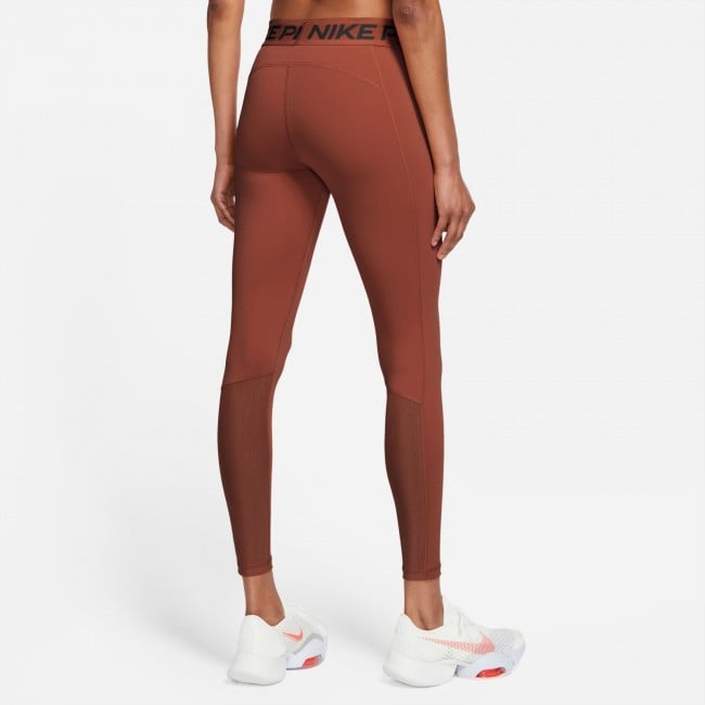 Nike Pro Womens Mid-Rise Mesh-Paneled Tights, Training, Shop By Activity, Women, Elverys